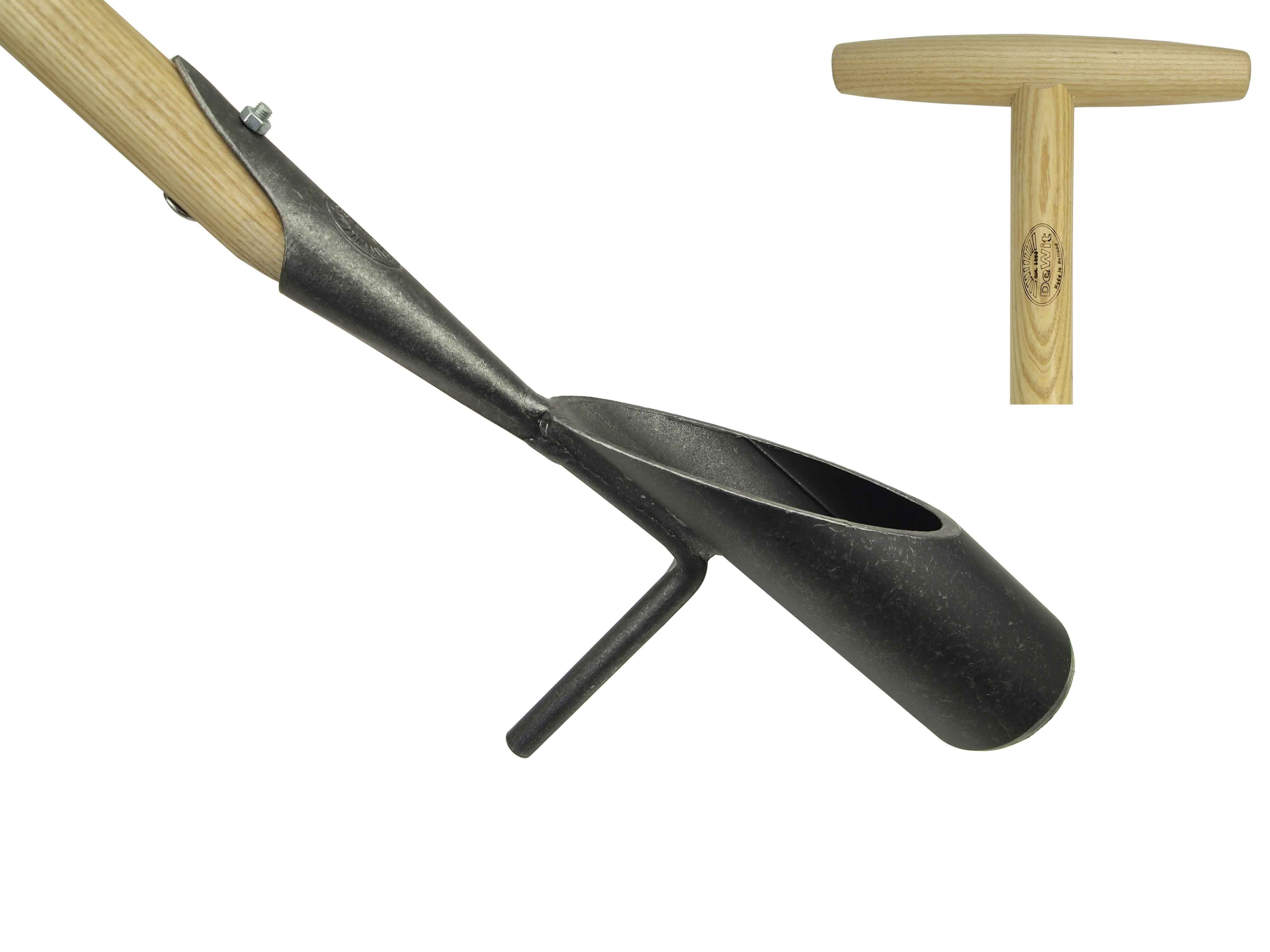 Bulbplanter 55mm with 85cm T-handle and footstep.